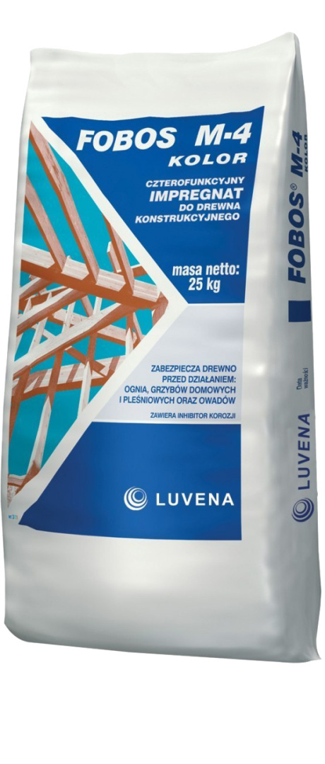 Impregnat do Drewna Wielofunkcyjny Fobos M-4 25kg Luvena Impregnat do Drewna Wielofunkcyjny Fobos M-4 25kg Luvena
