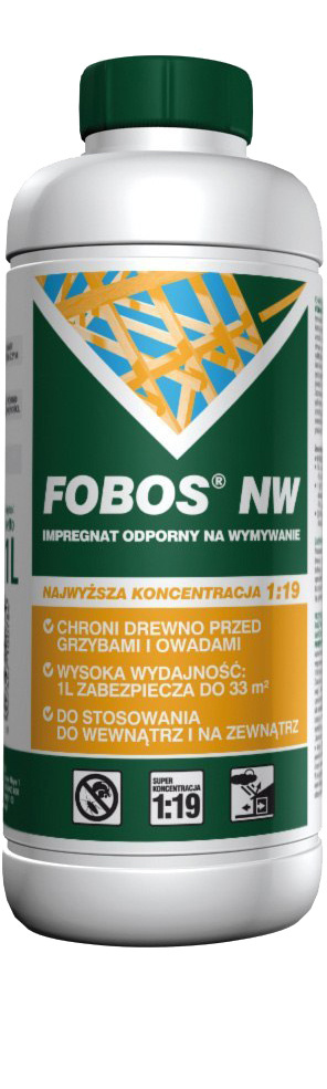 Impregnat Do Drewna Owadobójczy i Grzybobójczy Fobos NW Zielony 1l Luvena Impregnat Do Drewna Owadobójczy i Grzybobójczy Fobos NW Zielony 1l Luvena