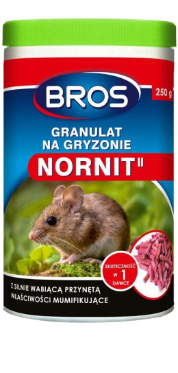 Trutka Na Gryzonie Ogrodowe Granulat 250g Nornit Bros