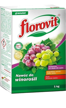 Nawóz Do Winogron i Winorośli Mineralny Granulat 1kg Florovit