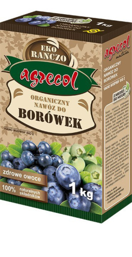 Nawóz Ekologiczny Organiczny do Borówek 1kg Agrecol