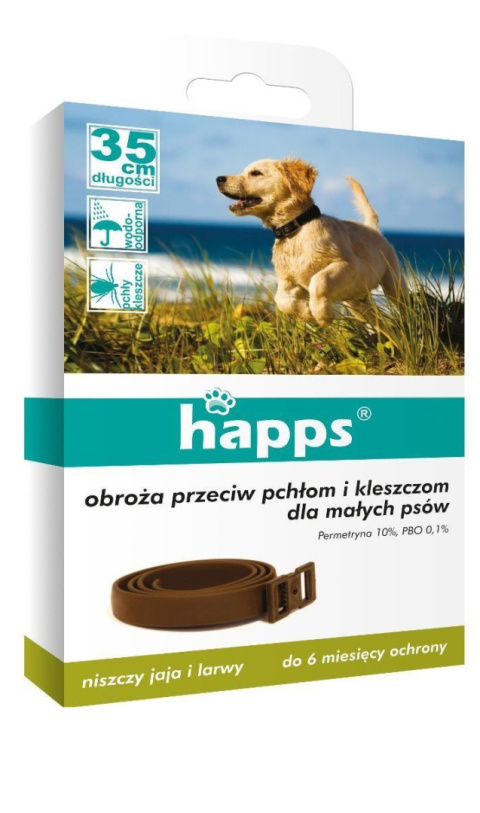 Obroża Na Pchły i Kleszcze Dla Psów 35cm Happs Bros Obroża Na Pchły i Kleszcze Dla Psów 35cm Happs Bros