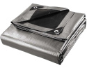 Plandeka Mega Gruba 260g 8m x 12m Srebrno-Czarna Plandeka Mega Gruba 260g 8m x 12m Srebrno-Czarna