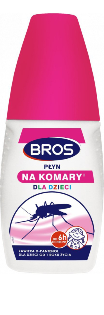 Płyn Na Komary Dla Dzieci 50ml Repelent Środek Odstraszający Komary Bros