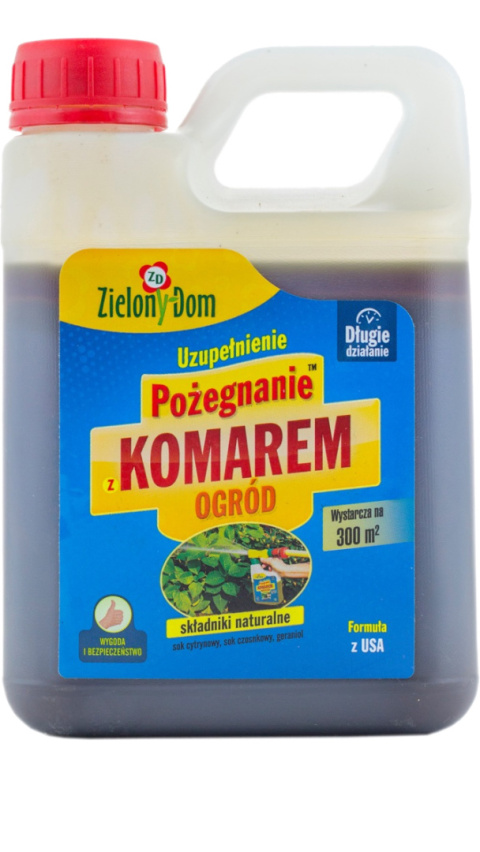 Pożegnanie z Komarem Zapas Do Rozpylacza 950ml Repelent Naturalny Środek Odstraszający Komary Zielony Dom Pożegnanie z Komarem Zapas Do Rozpylacza 950ml Repelent Naturalny Środek Odstraszający Komary Zielony Dom