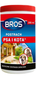 Preparat Odstraszający Psy i Koty 300ml Postrach Psa i Kota BROS
