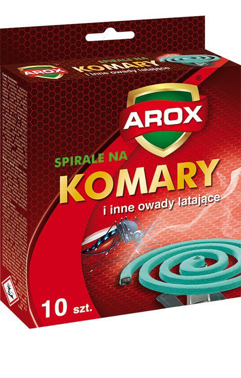 Spirala Do Odstraszania Komarów i Innych Owadów Latających 10szt Arox Spirala Do Odstraszania Komarów i Innych Owadów Latających 10szt Arox