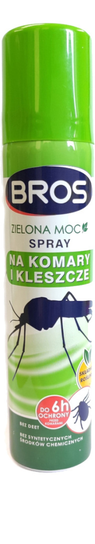 Spray Zielona Moc na Komary i Kleszcze 90ml BROS