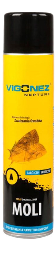 Vigonez Neptune Na Mole Spray 600ml Środek Owadobójczy Do Zwalczania Moli Vigonez