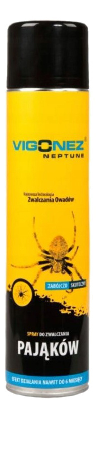 Vigonez Neptune Na Pająki Spray 600ml Środek Owadobójczy Do Zwalczania Pająków Vigonez