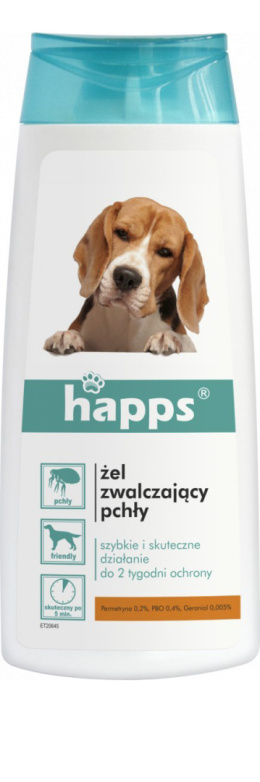 Szampon Przeciw Pchłom Dla Psów Płyn 150ml Happs Bros