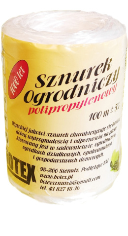 Sznurek Ogrodniczy TEX 1000 Polipropylenowy UV 100mb Botex