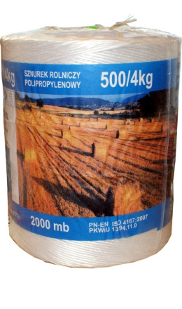 Sznurek Rolniczy WKI TEX 2000-500/4kg 2000mb