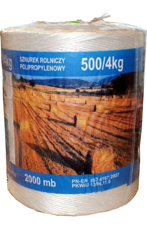 Sznurek Rolniczy TEX 2000 Polipropylenowy 2000mb WKI Tegafol Sznurek Rolniczy TEX 2000 Polipropylenowy 2000mb WKI Tegafol