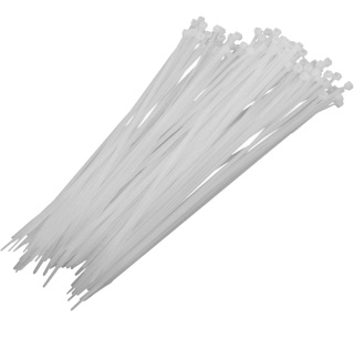 Opaska Zaciskowa 2,5mm x 120mm Biała 100szt