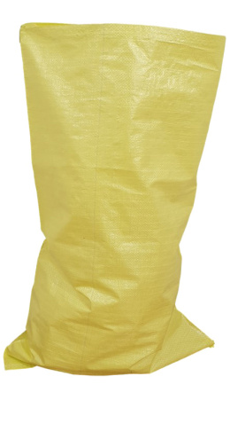 Worek Polipropylenowy 50cm x 80cm 50g/m2 Żółty z Zaciągiem