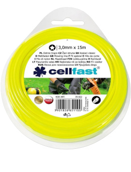 Żyłka do Podkaszarek Gwiazdka 3,0mm x 15mb Cellfast