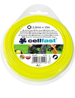 Żyłka do Podkaszarek Kwadrat 2,0mm x 15mb Cellfast