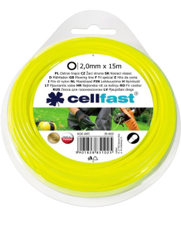 Żyłka do Podkaszarek Okrągła 2,0mm x 15mb Cellfast