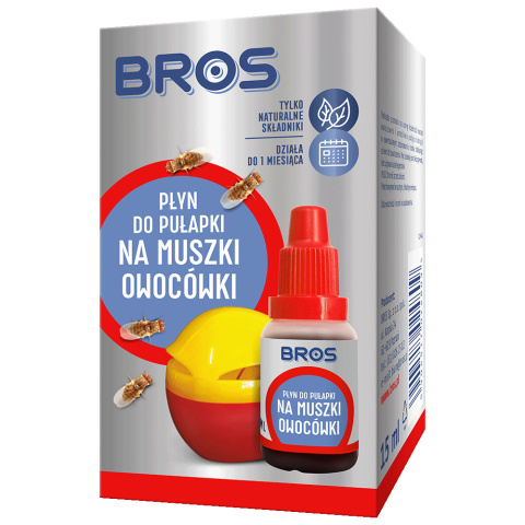 Płyn Wabiący Na Muszki Owocówki Naturalny Zapas Do Pułapki 15ml Bros