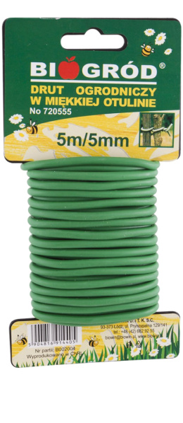 Drut Ogrodniczy w Miękkiej Otulinie 8m/3mm