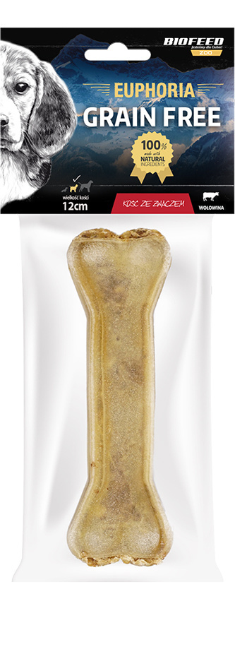 Kość Dla Psa Ze Żwaczem Wołowym Euphoria Rumen Bone 12cm Biofeed Kość Dla Psa Ze Żwaczem Wołowym Euphoria Rumen Bone 12cm Biofeed