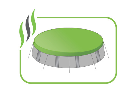 Plandeka Mega Gruba 260g 1,5m x 6m Zielona Top GF Line Plandeka Mega Gruba 260g 1,5m x 6m Zielona Top GF Line