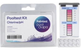 Tester Kolorometryczny Tabletkowy Do Pomiaru Wolnego Chloru i PH w Wodzie Basenowej Pooltest Kit Palintest