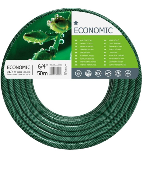 Wąż Ogrodowy 3 Warstwowy ECONOMIC 6/4" 50mb Cellfast
