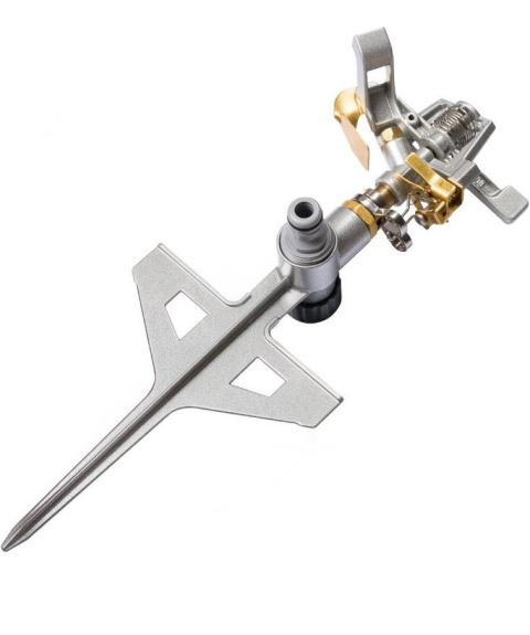 Zraszacz Ogrodowy Obrotowy Pulsacyjny Metalowy Na Szpilce 52-160N Lux Ideal Cellfast Zraszacz Ogrodowy Obrotowy Pulsacyjny Metalowy Na Szpilce 52-160N Lux Ideal Cellfast