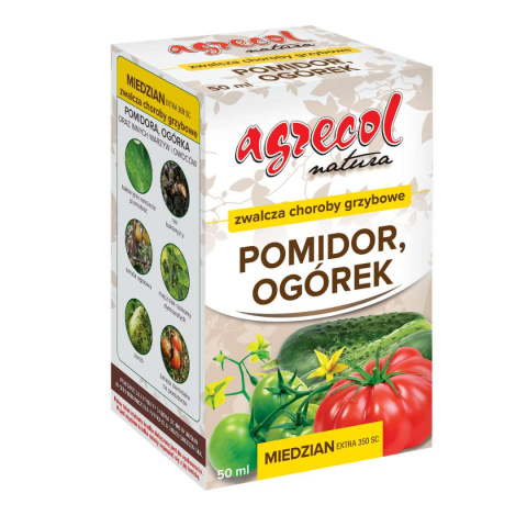 Miedzian Extra 350 BC 50ml Fungicyd Środek Grzybobójczy Do Zwalczania Chorób Grzybowych w Uprawach Roślin Agrecol Miedzian Extra 350 BC 50ml Fungicyd Środek Grzybobójczy Do Zwalczania Chorób Grzybowych w Uprawach Roślin Agrecol