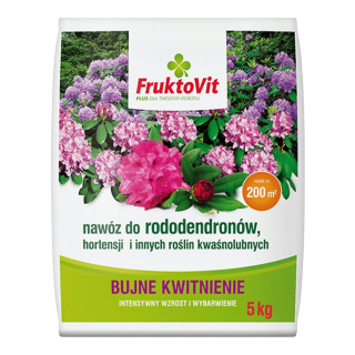 Nawóz Do Rododendronów Mineralny Granulat 5kg Plus Fruktovit