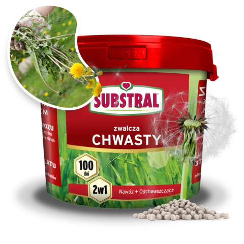 Nawóz Do Trawy Plus Odchwaszczacz 2w1 Długodziałający 100 Dni Mineralny Granulat 5kg Substral Nawóz Do Trawy Plus Odchwaszczacz 2w1 Długodziałający 100 Dni Mineralny Granulat 5kg Substral