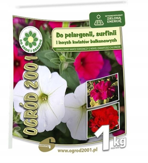 Nawóz do Pelargonia, Surfinia Mineralny Granulat 1kg Siarkopol Nawóz do Pelargonia, Surfinia Mineralny Granulat 1kg Siarkopol