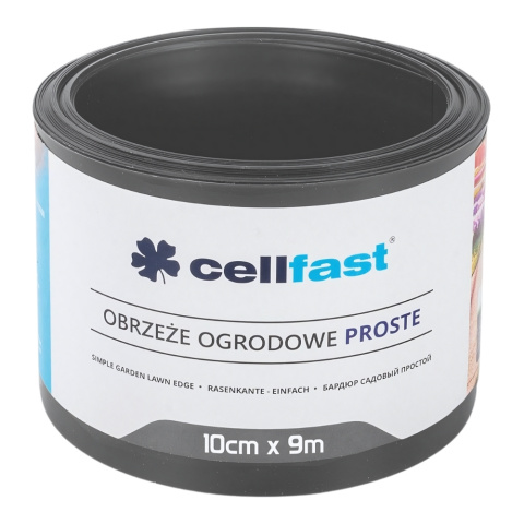 Obrzeże Trawnikowe Płaskie 10cm x 9m Grafitowe Cellfast Obrzeże Trawnikowe Płaskie 10cm x 9m Grafitowe Cellfast
