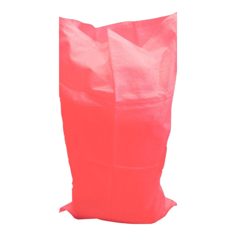 Worek Polipropylenowy 50cm x 80cm 50g/m2 Czerwony Worek Polipropylenowy 50cm x 80cm 50g/m2 Czerwony