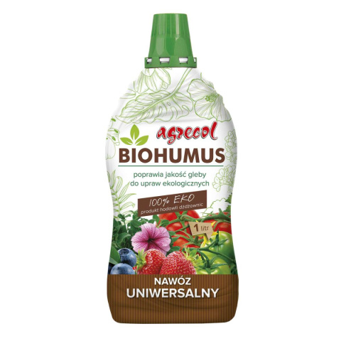 Biohumus Uniwersalny Organiczny Płynny 1L Agrecol Biohumus Uniwersalny Organiczny Płynny 1L Agrecol