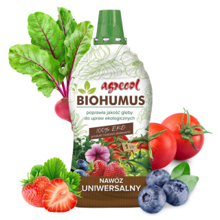Biohumus Uniwersalny Organiczny Płynny 1L Agrecol
