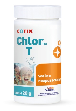 Chlor Do Basenu 90% Tabletki 20g x 50szt 1kg Chlortix T Gotix