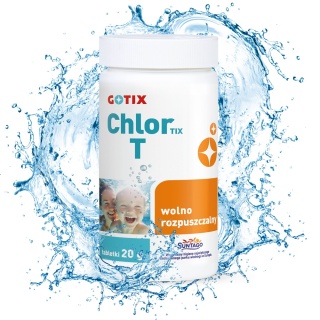 Chlor Do Basenu 90% Tabletki 20g x 50szt 1kg Chlortix T Gotix