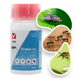 Draker 10.2 Koncentrat Środek Owadobójczy Na Owady Latające 250ml vebi