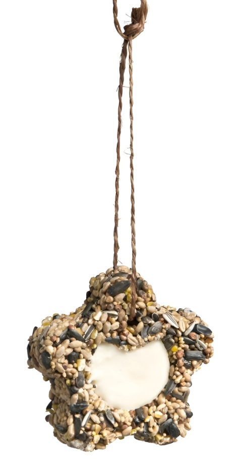 Karma Dla Ptaków Zawieszka Gwiazdka Mix Ziaren i Tłuszcz 160g Happy Birds Karma Dla Ptaków Zawieszka Gwiazdka Mix Ziaren i Tłuszcz 160g Happy Birds