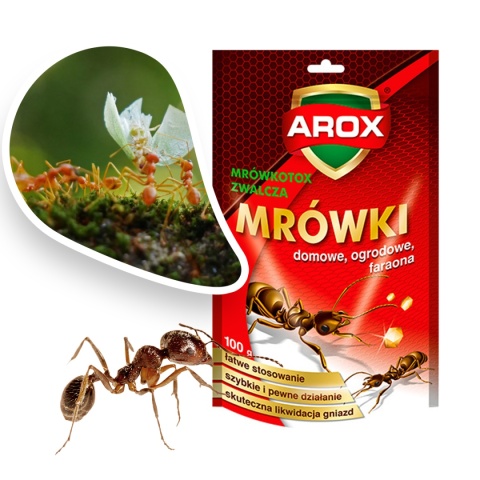 Mrówkotox Środek Owadobójczy Na Mrówki Mikro Granulat 100g AROX Mrówkotox Środek Owadobójczy Na Mrówki Mikro Granulat 100g AROX