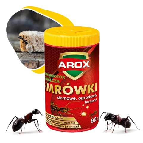 Mrówkotox Środek Owadobójczy Na Mrówki Mikro Granulat 90g AROX Mrówkotox Środek Owadobójczy Na Mrówki Mikro Granulat 90g AROX