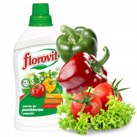 Nawóz Do Pomidorów i Papryki Mineralny Płynny 1l Florovit Nawóz Do Pomidorów i Papryki Mineralny Płynny 1l Florovit