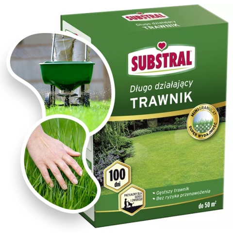 Nawóz Do Trawy Długodziałający 100 Dni Mineralny Granulat 1kg Substral Nawóz Do Trawy Długodziałający 100 Dni Mineralny Granulat 1kg Substral