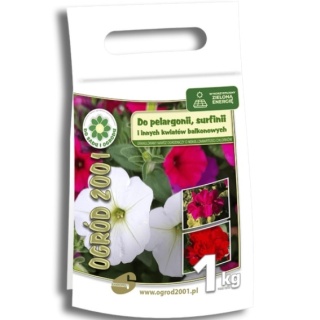 Nawóz do Pelargonia, Surfinia Mineralny Granulat 1kg Siarkopol