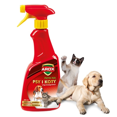 Płyn Odstraszający Psy i Koty 500ml Arox Płyn Odstraszający Psy i Koty 500ml Arox