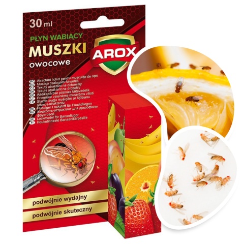 Płyn Wabiący Na Muszki Owocówki Naturalny Zapas Do Pułapki 30ml Arox Płyn Wabiący Na Muszki Owocówki Naturalny Zapas Do Pułapki 30ml Arox