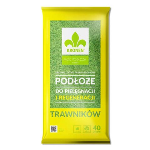 Podłoże Ogrodnicze Do Regeneracji i Pięlegnacji Trawników 40l x 51szt Kronen Podłoże Ogrodnicze Do Regeneracji i Pięlegnacji Trawników 40l x 51szt Kronen